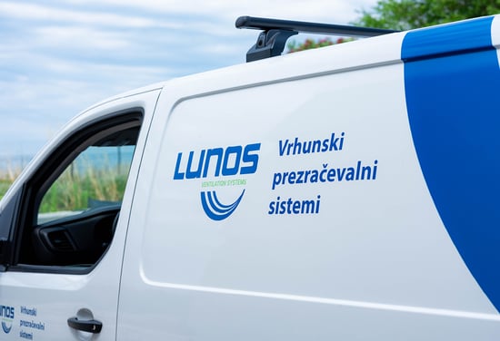 Od prvega klica do montaze prezracevalnega sistema - LUNOS