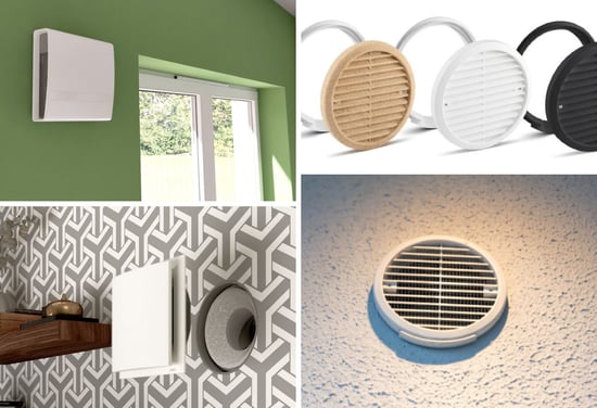 Očistite dovodne in odvodne odprtine prezračevalnega sistema - LUNOS